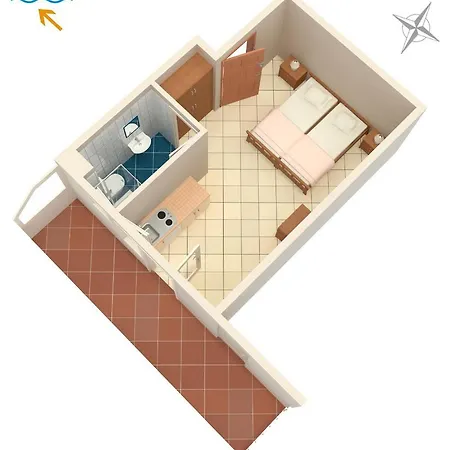 4576a Apartament Žuljana